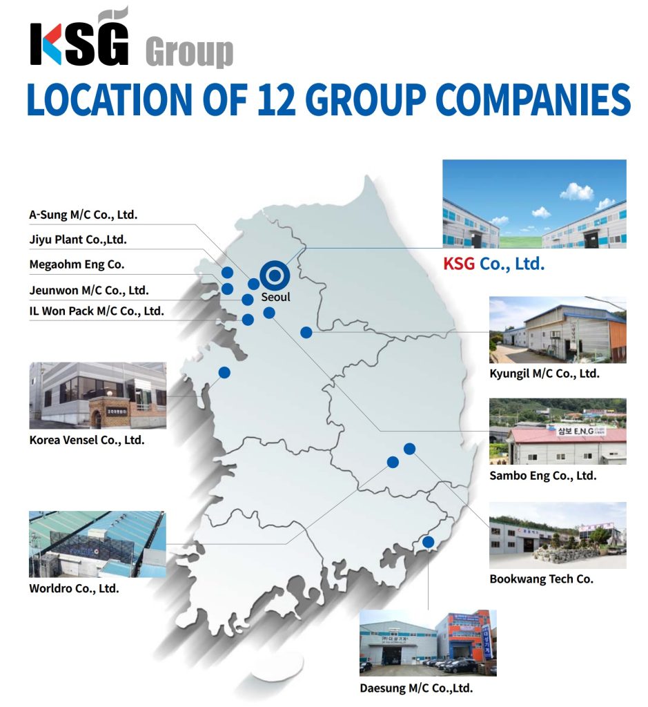 The 12-company KSG Group