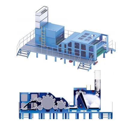Carding Machine for Nonwoven Web Formation and Complete Lines - The heart of dry-laid web formation